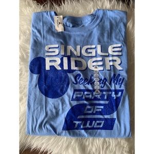 New! Walt Disney World Mickey Blue Adult T-Shirt